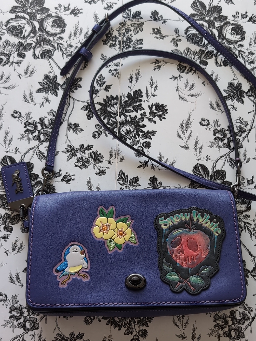  Coach Disney x Snow White Dark Fairy Tale Leather Crossbody Dinky Bag